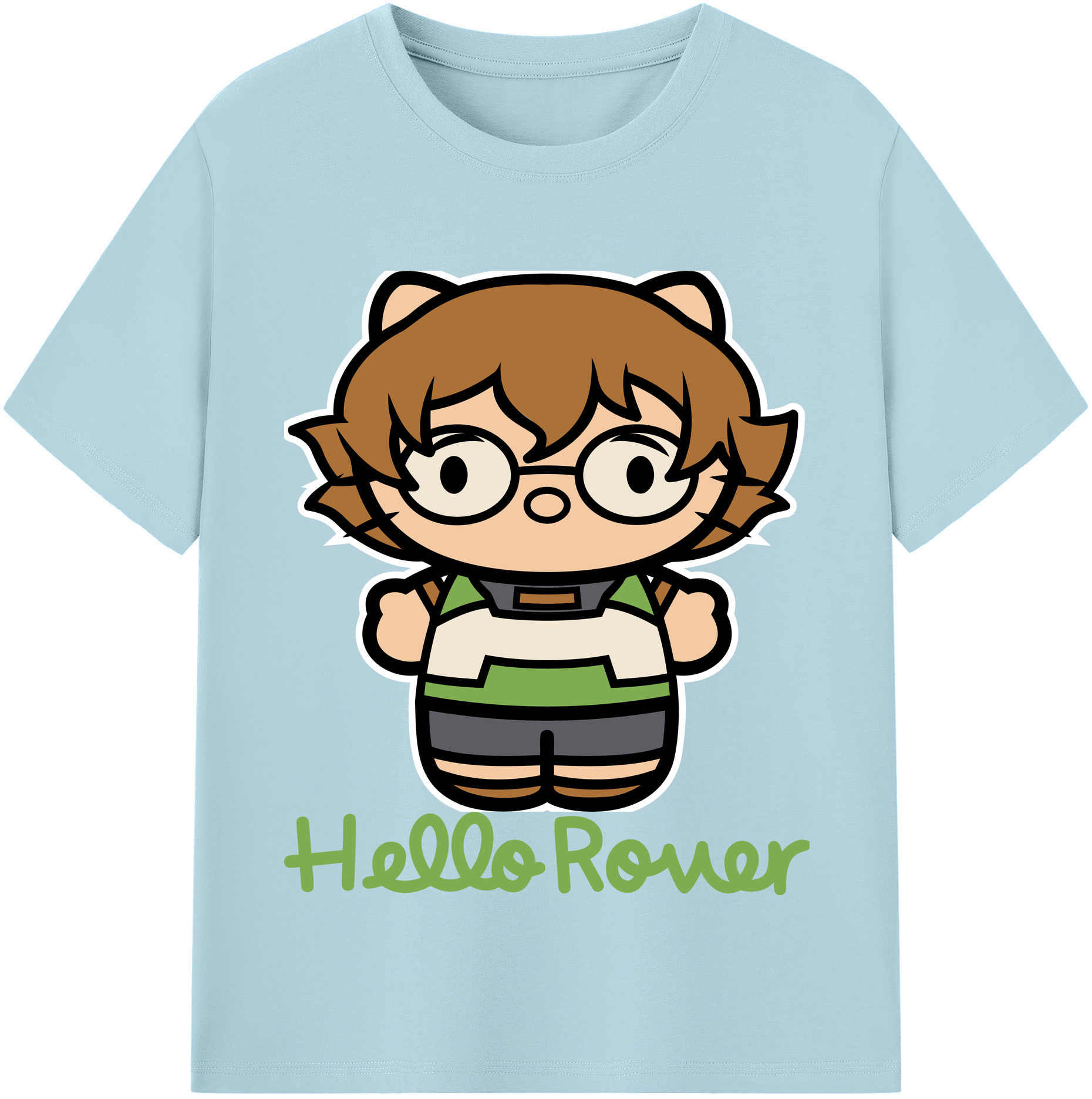 （画像用） Hello Kitty ハローキティ 綿100％半袖Tシャツ（フロントプリント）